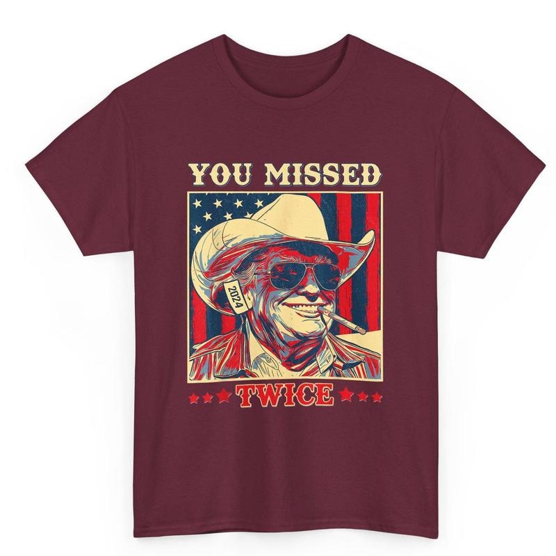 Vintage Trump Western Cowboy T-Shirt, Retro Sweatshirt, & Hoodie