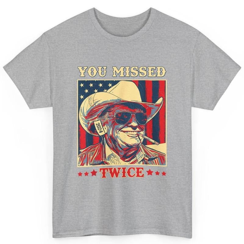 Vintage Trump Western Cowboy T-Shirt, Retro Sweatshirt, & Hoodie