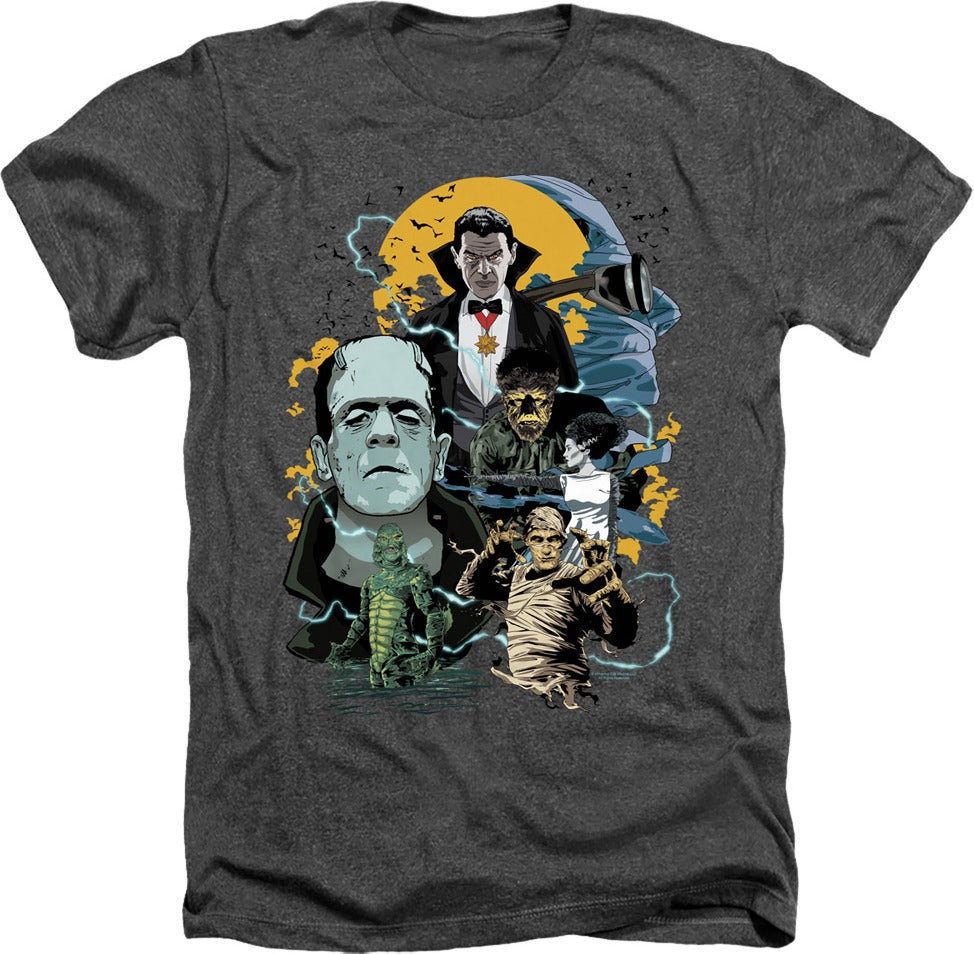 Vintage Universal Monsters Collage T-Shirt