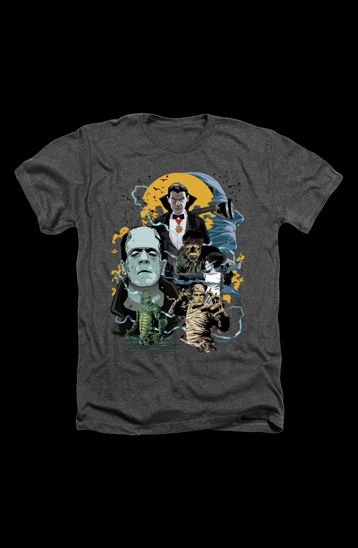 Vintage Universal Monsters Collage T-Shirt