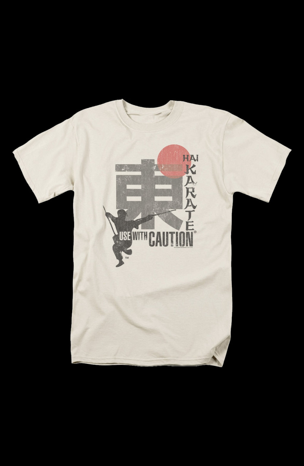 Vintage Use With Caution Hai Karate T-Shirt