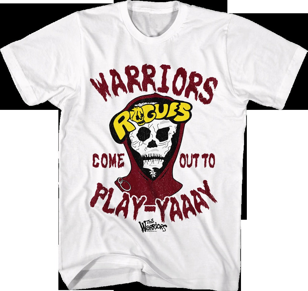 Vintage Warriors Come Out To Play-Yaaay Warriors T-Shirt