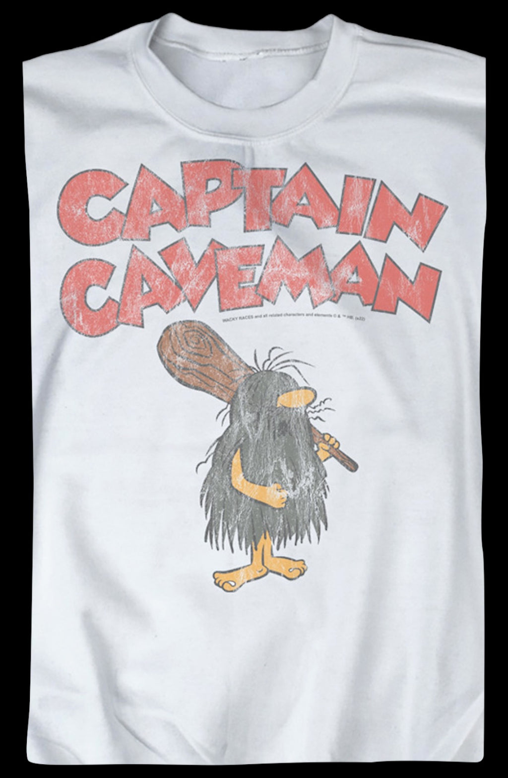 Vintage White Captain Caveman Sweatshirt