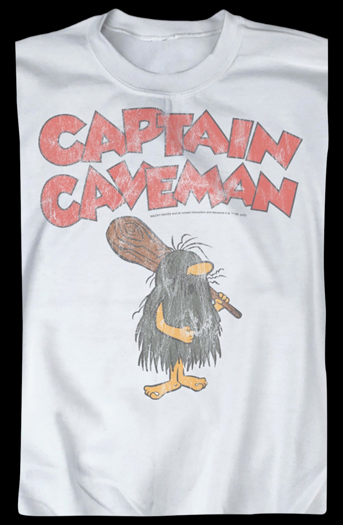 Vintage White Captain Caveman Sweatshirt