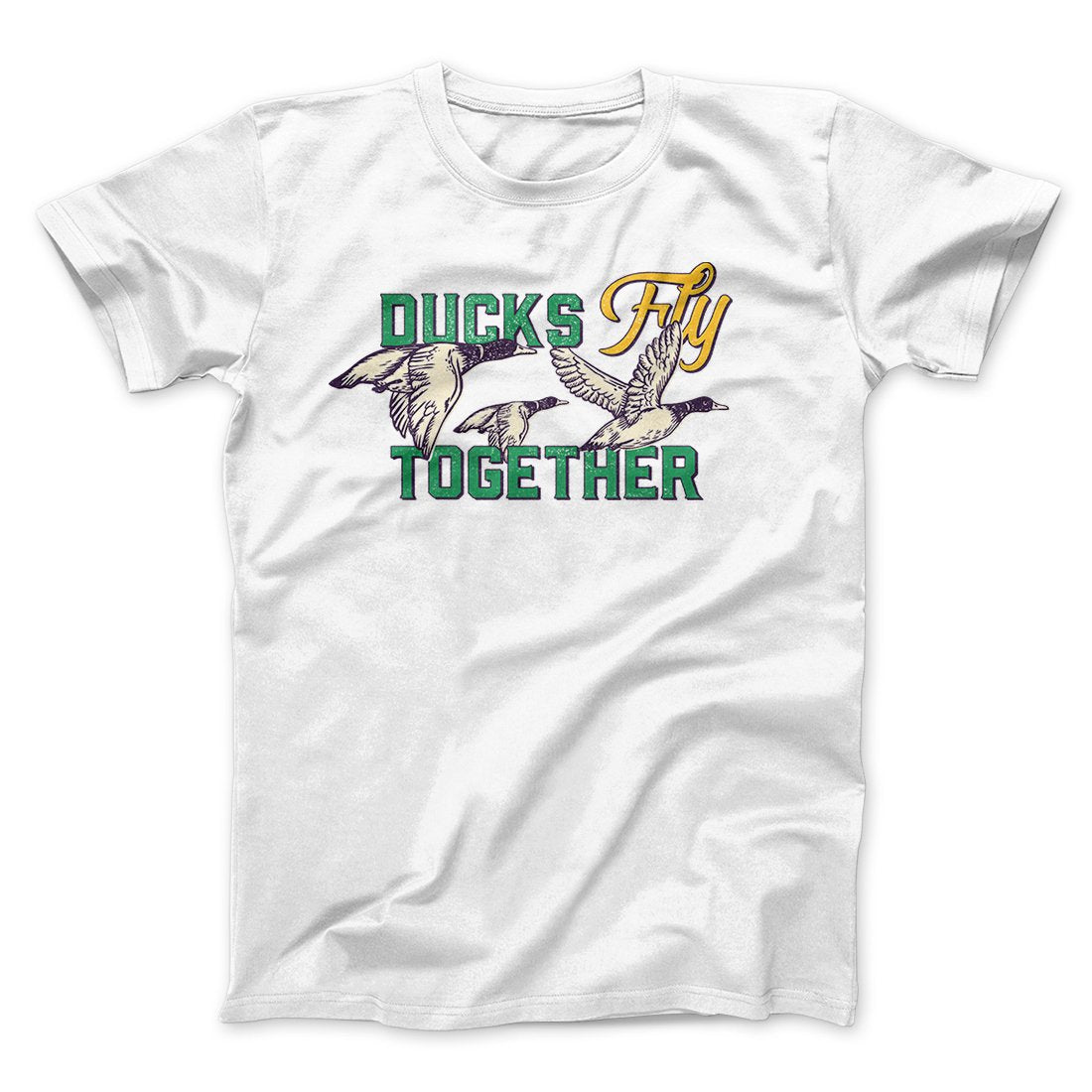 Ducks Fly Together Funny Movie Men/Unisex T-Shirt