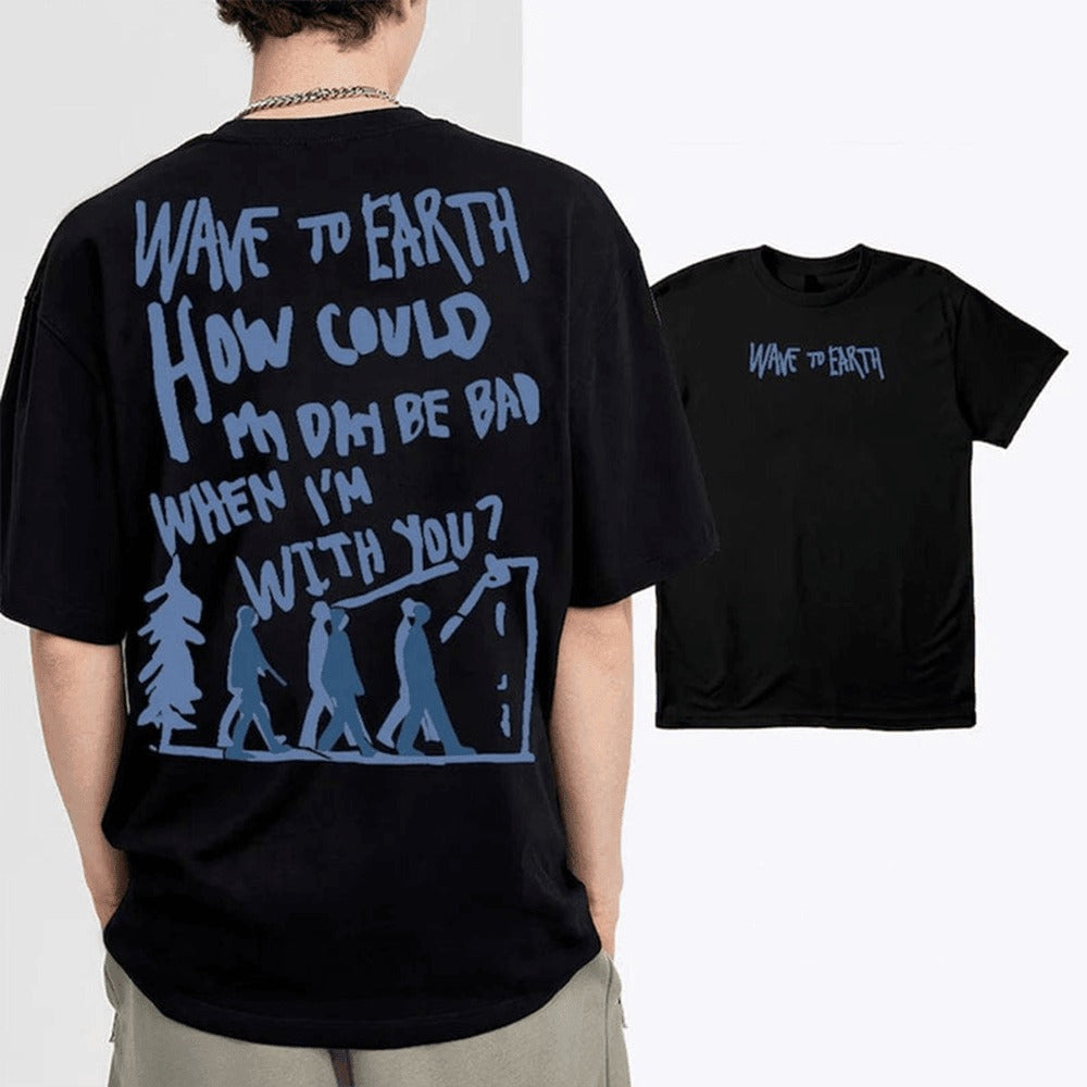Wave To Earth Merch T-Shirt Wave To Earth Tee Tour 2024 Vintage Hoodie Gift for Men