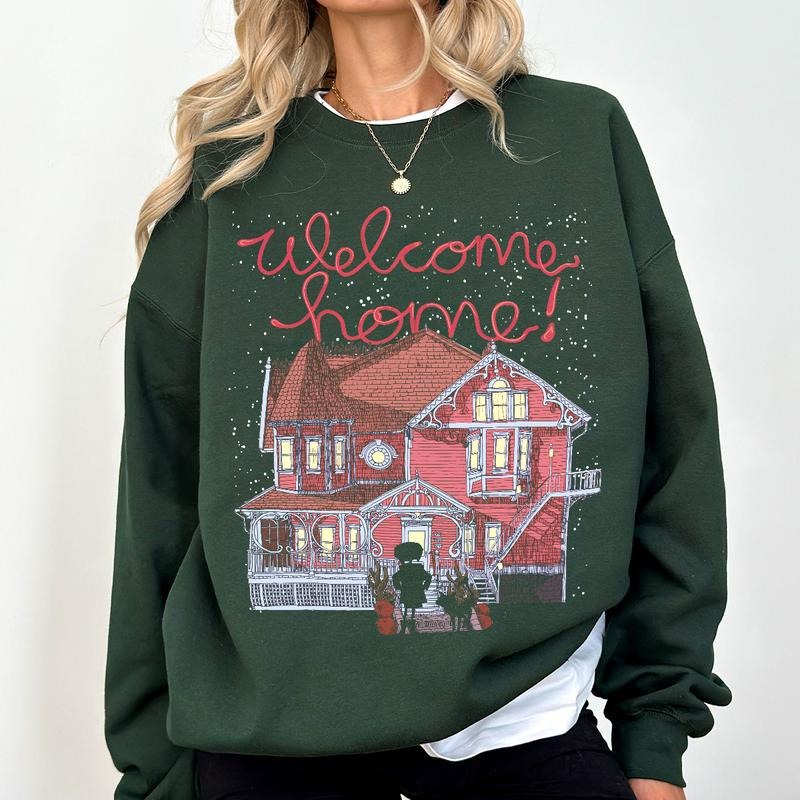 Welcome Home Coraline Shirt, Horror Coraline movies, Horror Character Shirt, Halloween Crewneck Sweatshirt