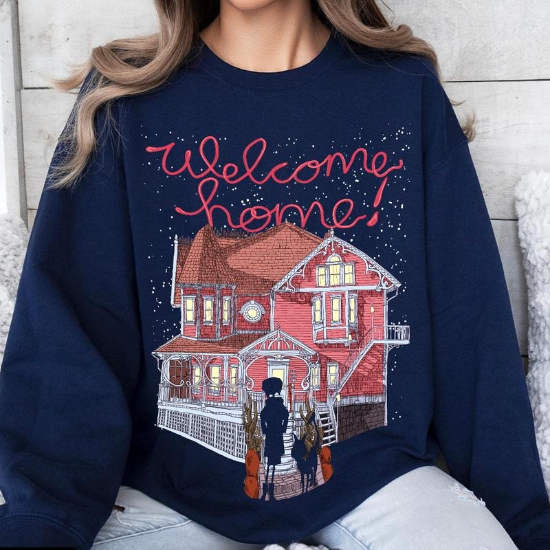 Welcome Home Coraline Shirt, Horror Coraline movies, Horror Character Shirt, Halloween Crewneck Sweatshirt