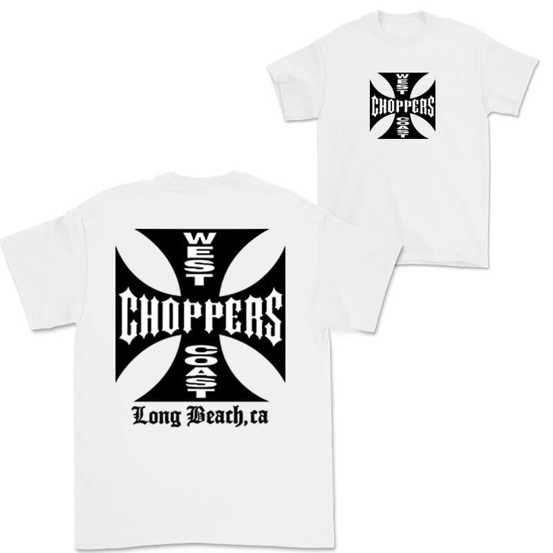 West Coast Choppers 2 Sided T-Shirt, Choppers Shirt, Menswear, Gift For Him And Her, Unisex Cotton, Full Size, Full Color, Classic Tops Classic