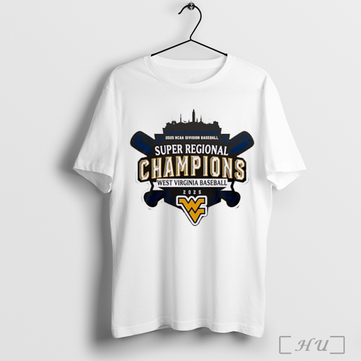 West Virginia Baseball 2025 Super Regionals Champions Logo T Shirt Sweatshirt