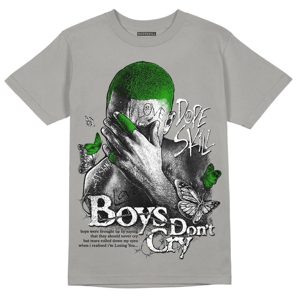 Wet Cement 4s DopeSkill Grey T-shirt Boys Don't Cry Graphic