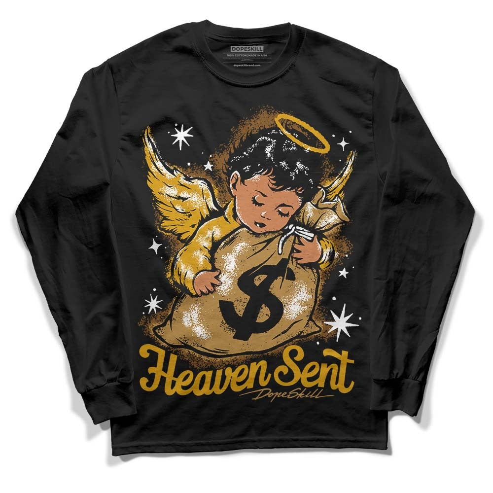 Wheat 13s DopeSkill Long Sleeve T-Shirt Heaven Sent Graphic