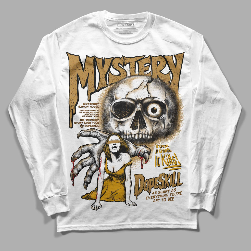 Wheat 13s DopeSkill Long Sleeve T-Shirt Mystery Ghostly Grasp Graphic