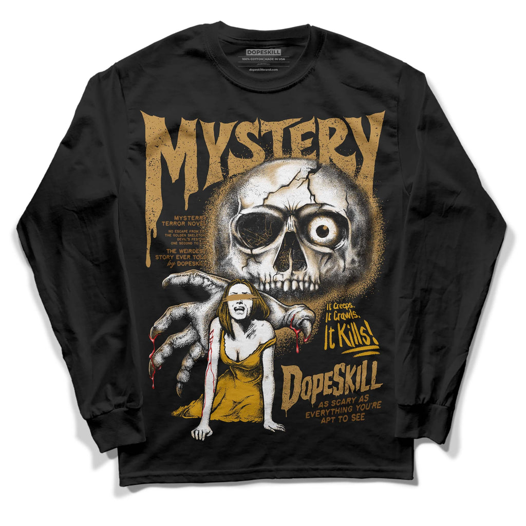 Wheat 13s DopeSkill Long Sleeve T-Shirt Mystery Ghostly Grasp Graphic