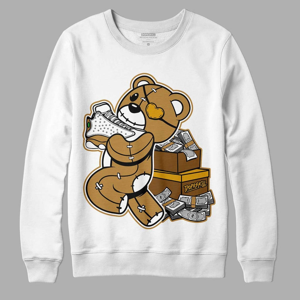 Wheat 13s DopeSkill Sweatshirt Bear Steals Sneaker Graphic