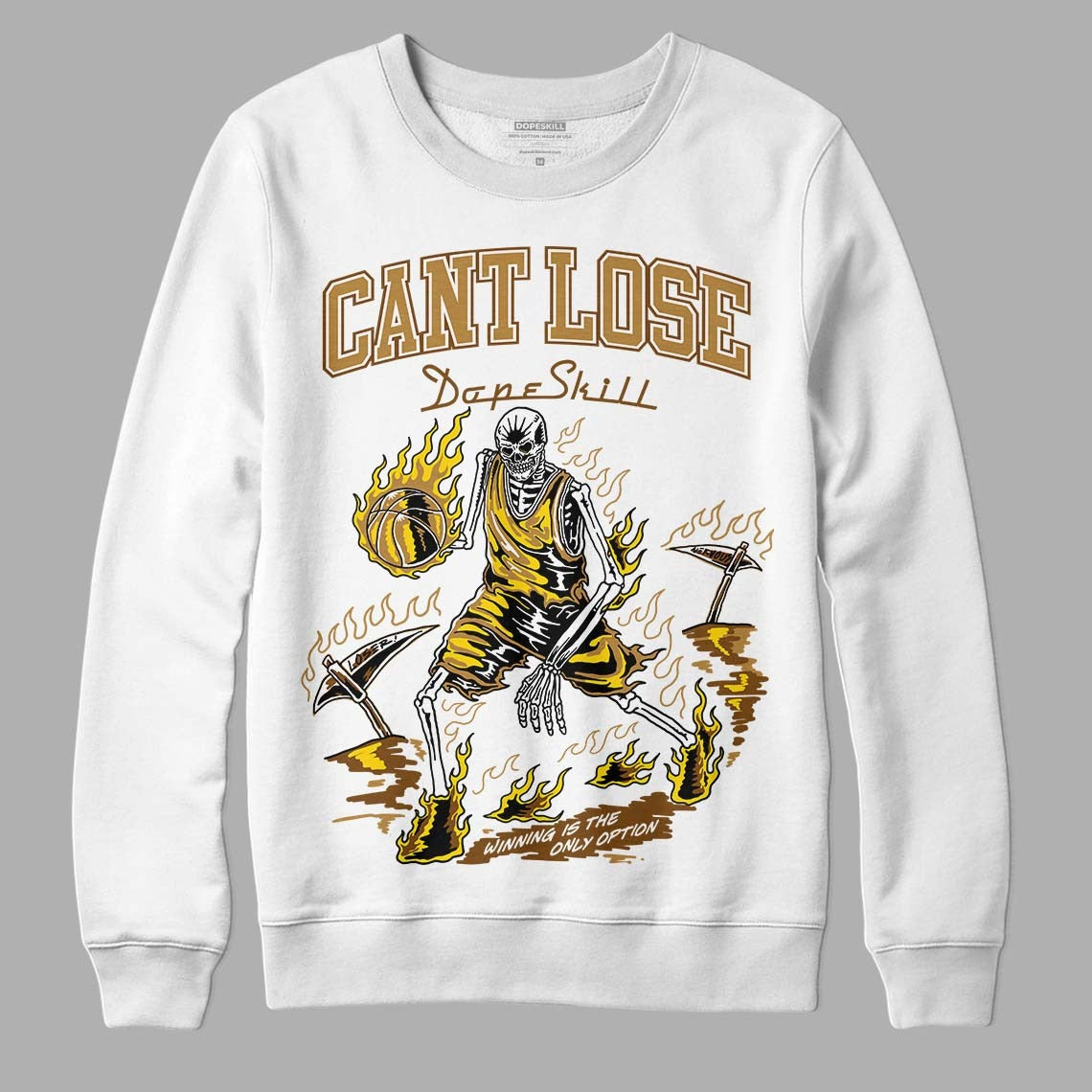 Wheat 13s DopeSkill Sweatshirt Cant Lose Graphic