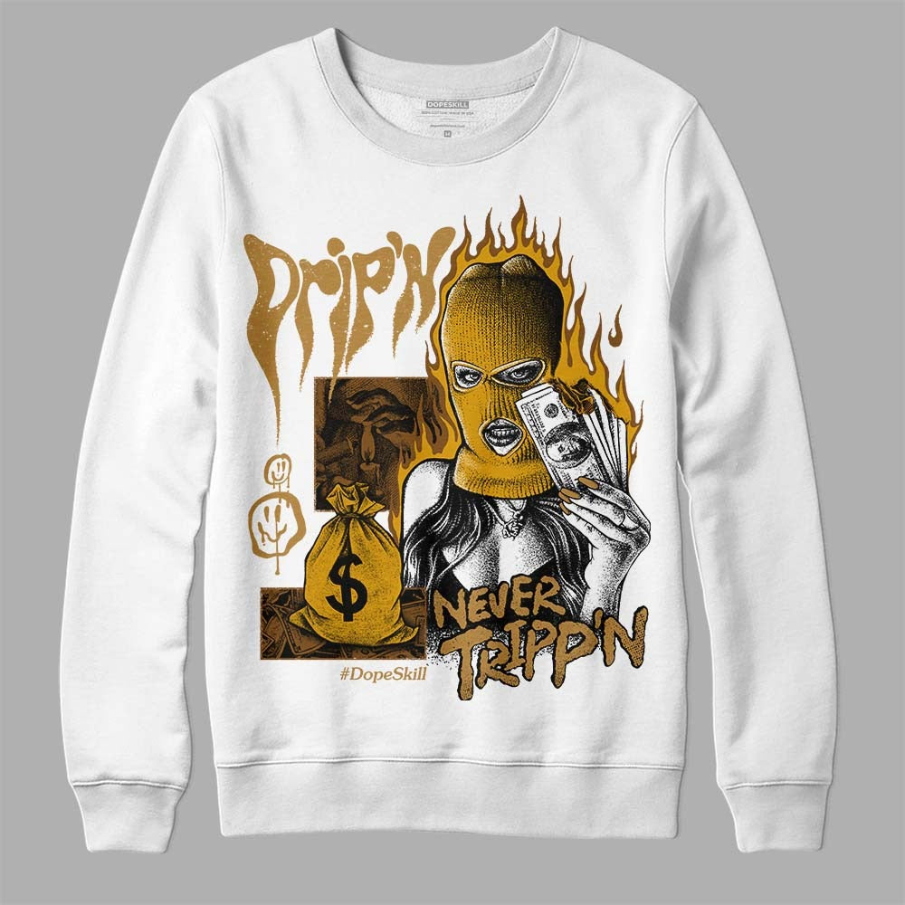 Wheat 13s DopeSkill Sweatshirt Drip'n Never Tripp'n Graphic
