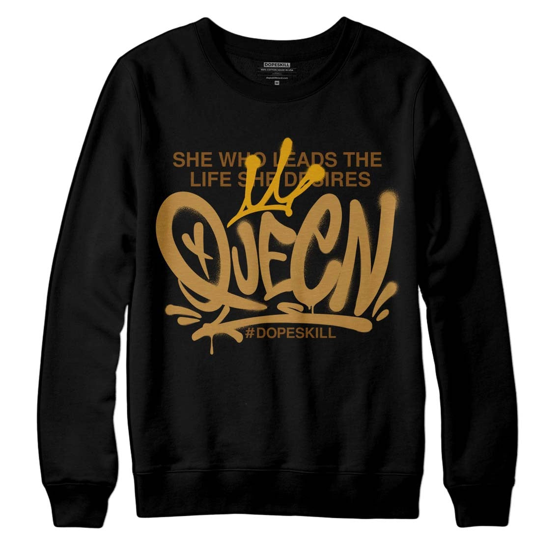 Wheat 13s DopeSkill Sweatshirt Queen Graphic