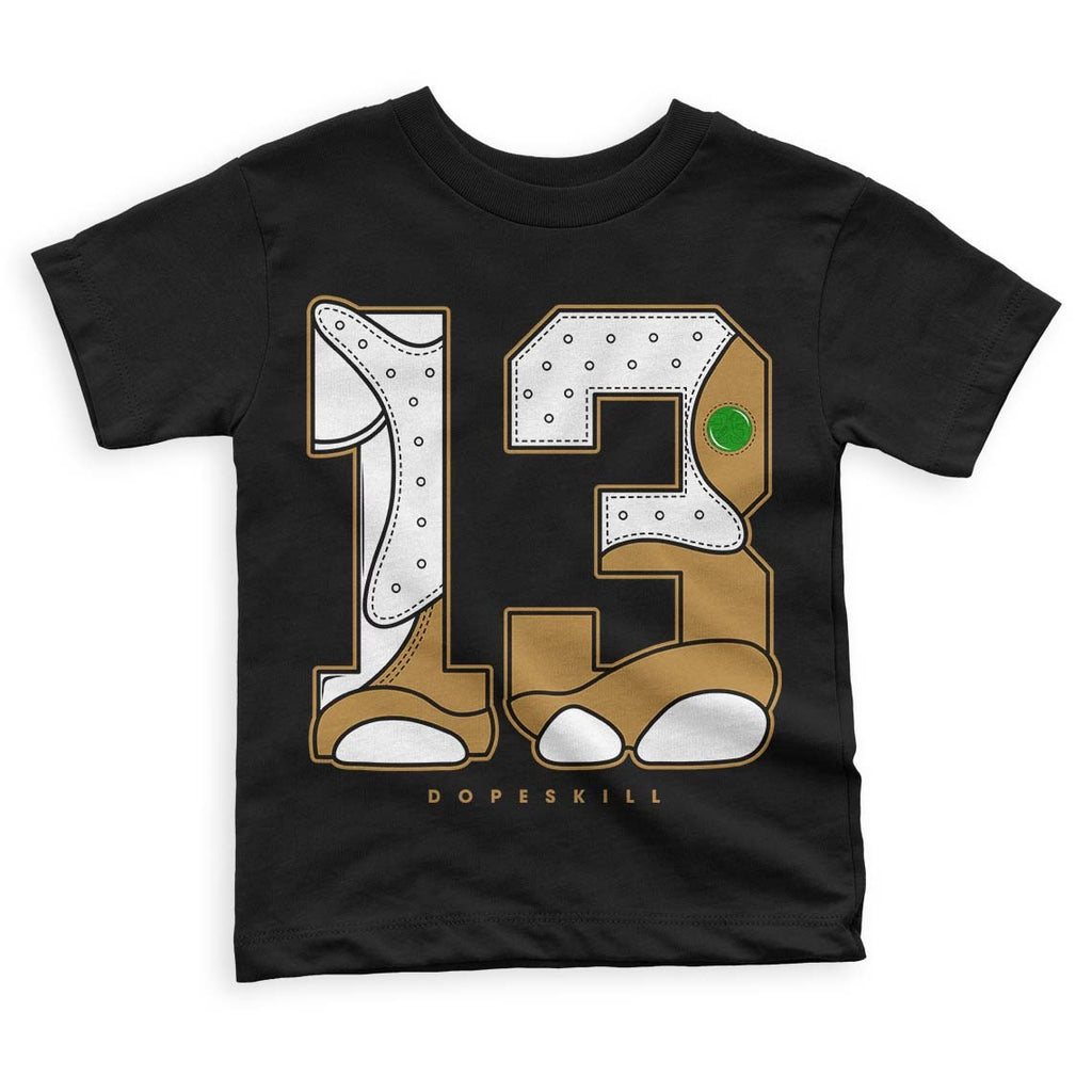 Wheat 13s DopeSkill Toddler Kids T-shirt No.13 Graphic