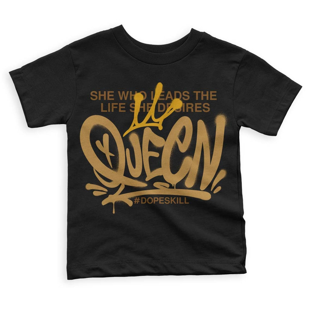 Wheat 13s DopeSkill Toddler Kids T-shirt Queen Graphic