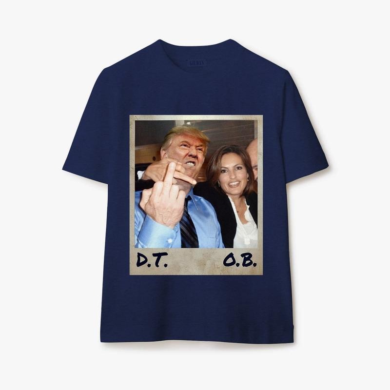 When Trump Meets Stabler Politics & Justice Law And Order Svu Vintage Shirt Humorous Shirt Cotton Crewneck Cotton Crewneck