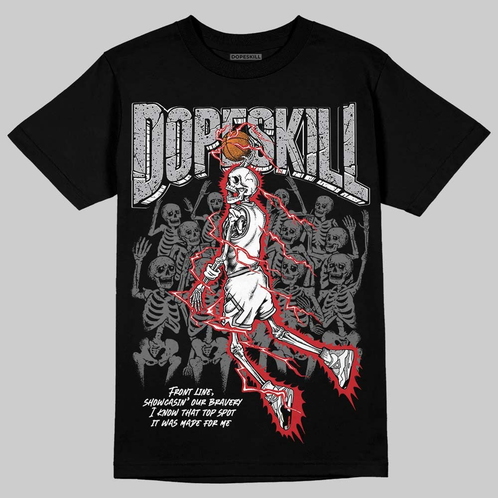 White Cement 4s DopeSkill T-Shirt Thunder Dunk Graphic