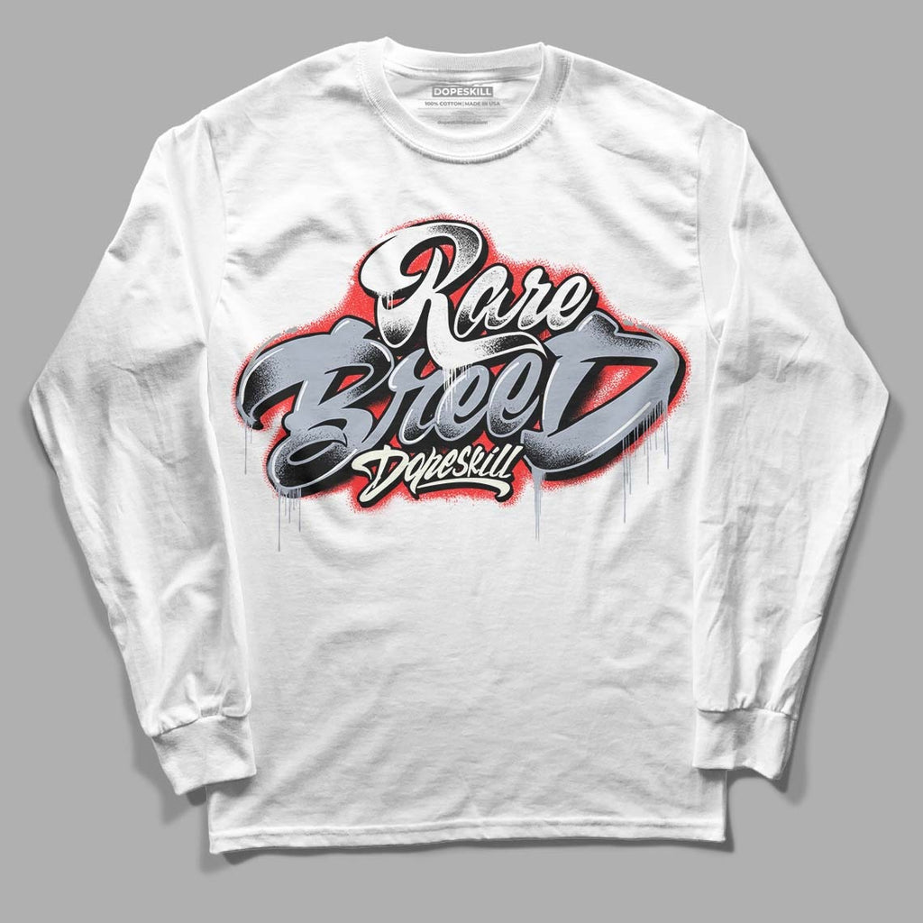 White Cement Reimagined 3s DopeSkill Long Sleeve T-Shirt Rare Breed Type Graphic
