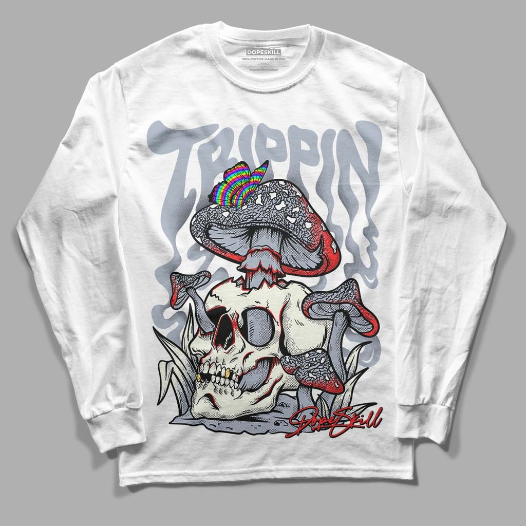 White Cement Reimagined 3s DopeSkill Long Sleeve T-Shirt Trippin Graphic
