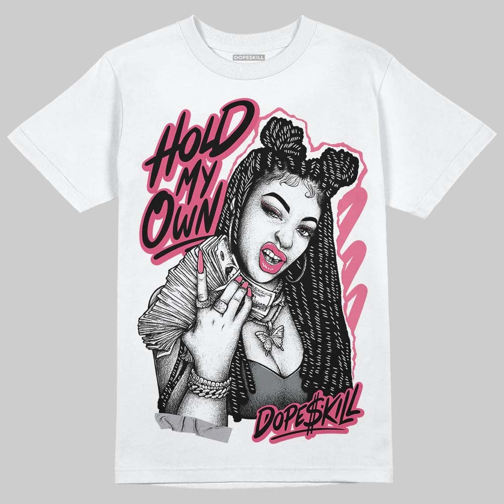 White Fluo Pink DopeSkill T-Shirt New H.M.O Graphic