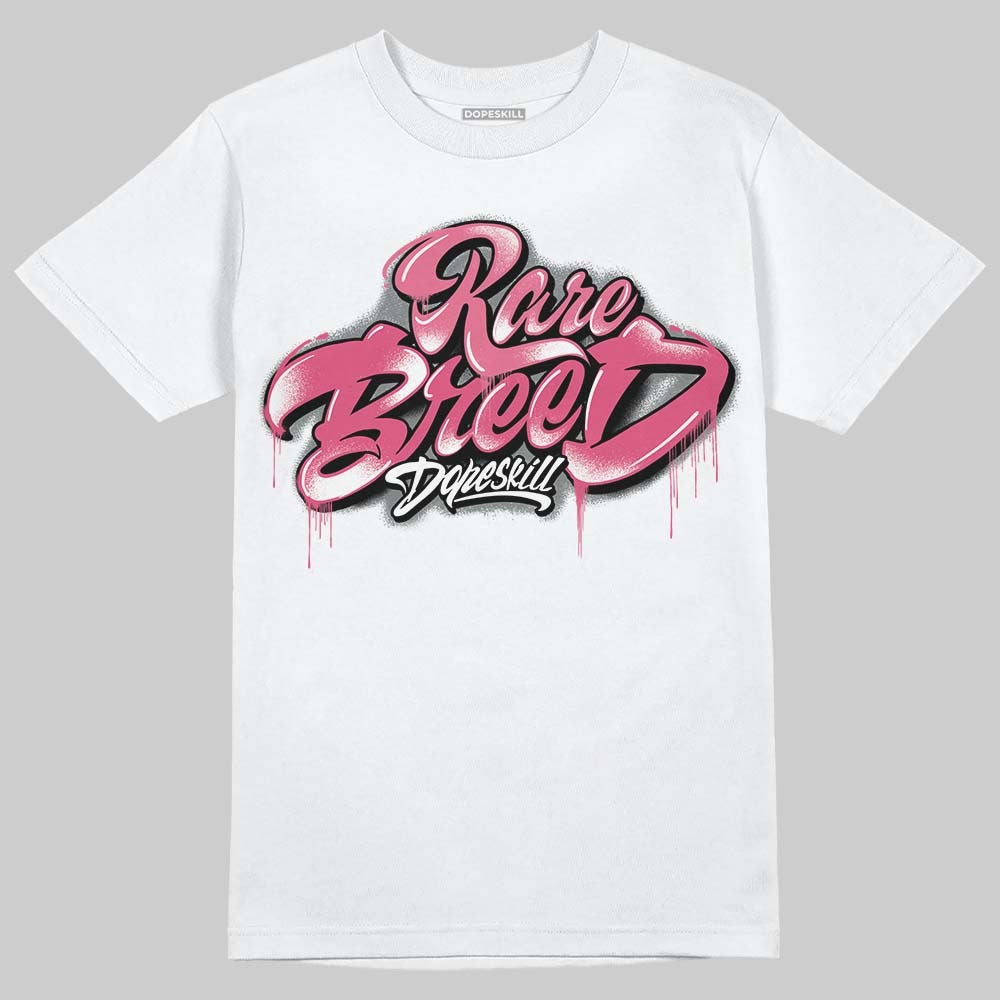White Fluo Pink DopeSkill T-Shirt Rare Breed Type Graphic