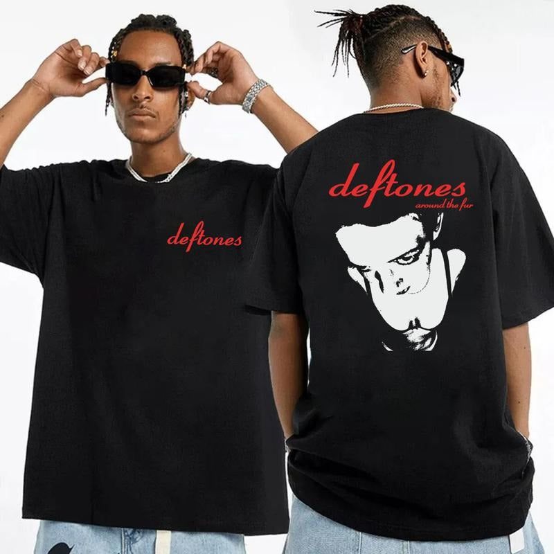 White Ppony Deftoness 2 Sides Hoodie Shirt, Rock Metal Band Shirt, Fan Merch, Grunge, Unisex Sweater Pullover Tee