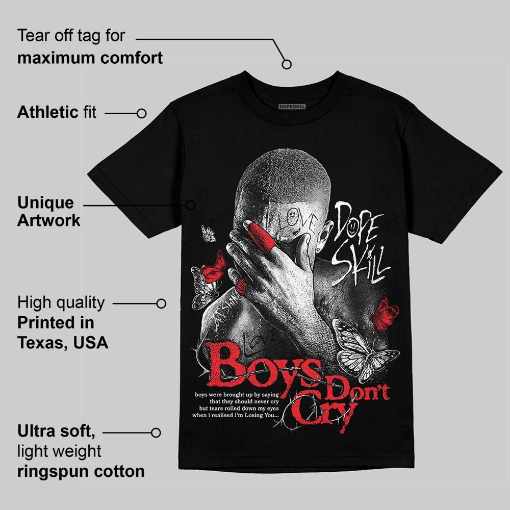 White Thunder 4s DopeSkill T-Shirt Boys Don't Cry Graphic