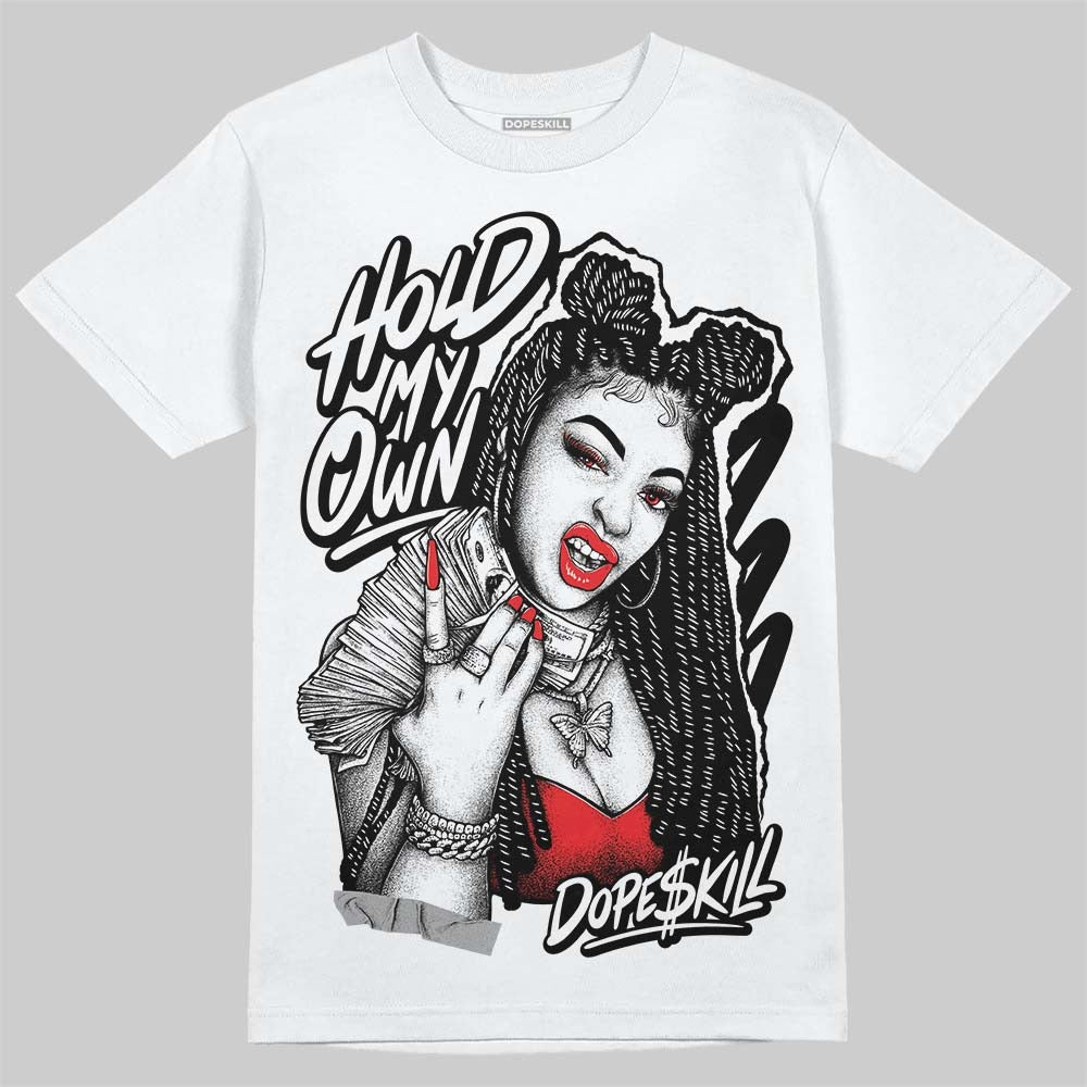 White Thunder 4s DopeSkill T-Shirt New H.M.O Graphic