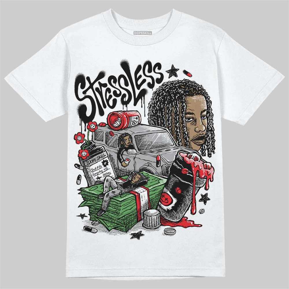 White Thunder 4s DopeSkill T-Shirt Stressless Graphic