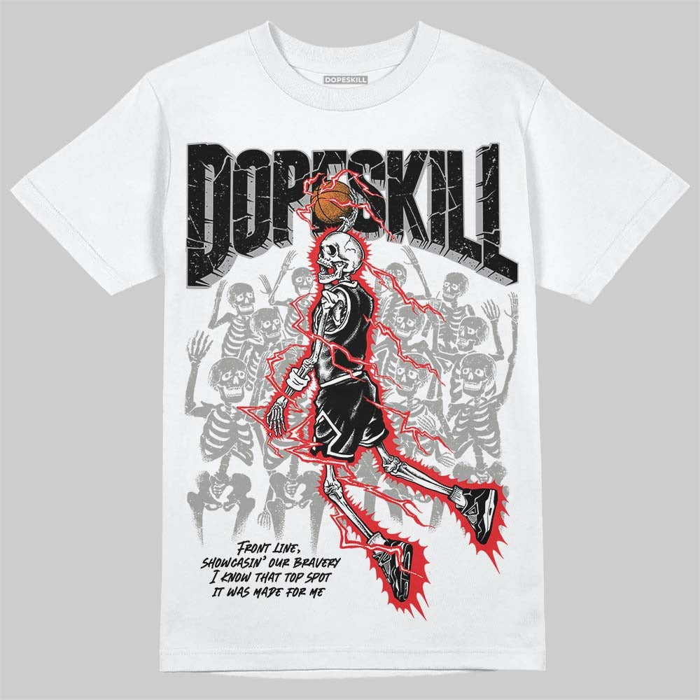 White Thunder 4s DopeSkill T-Shirt Thunder Dunk Graphic