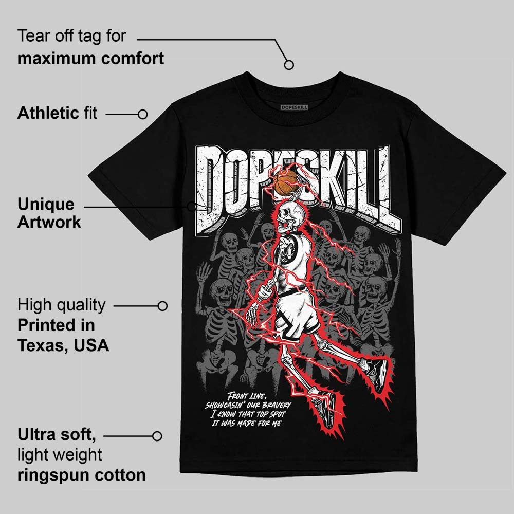 White Thunder 4s DopeSkill T-Shirt Thunder Dunk Graphic