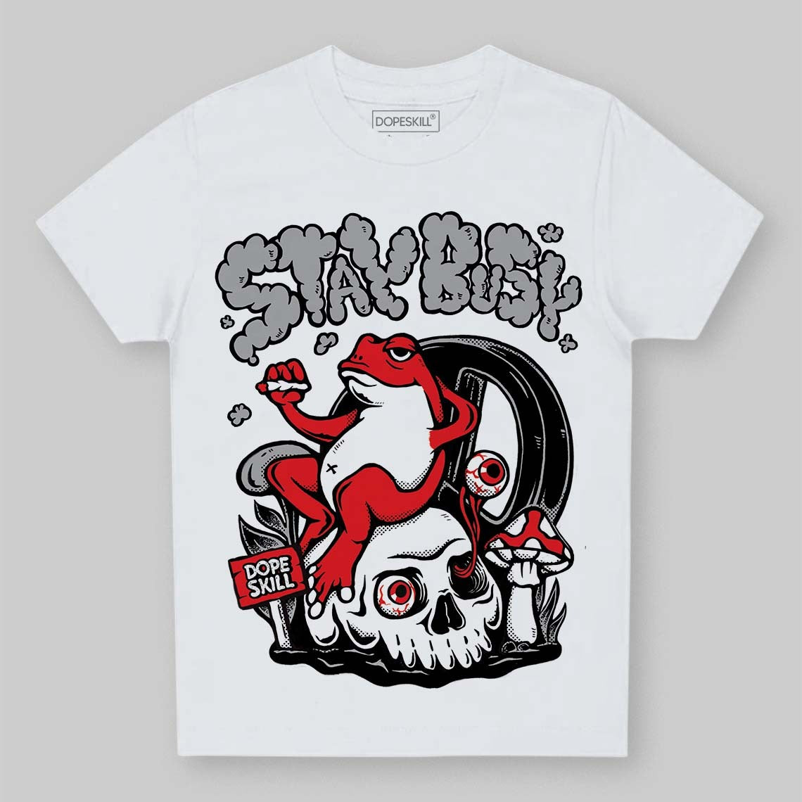 White Thunder 4s DopeSkill Toddler Kids T-shirt Stay Busy Graphic