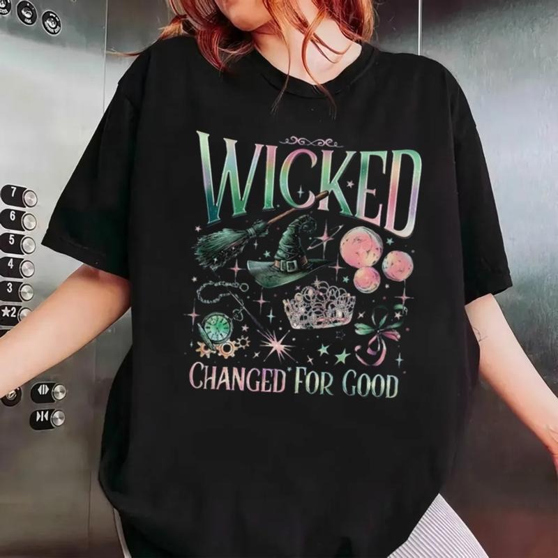 Wicked Change For Good Shirt, Defy Gravity Broomstick Magic Wand Hoodie, Wizard Movie Fan Tshirt, Wicked A New Musical Sweatshirt, Witches Of Oz Tee