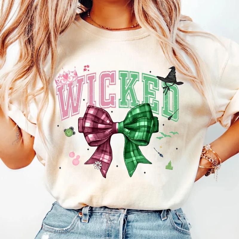 Wicked Change For Good Shirt, Defy Gravity Broomstick Magic Wand Hoodie, Wizard Of Oz Movie Sweater, Witch Pink And Green, Unisex Sweater Pullover Tee