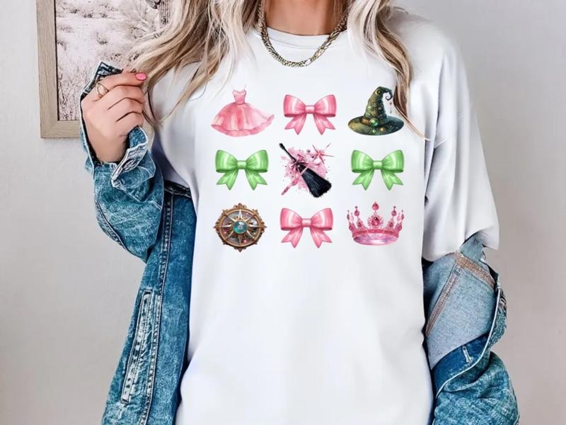 Wicked Change For Good Sweatshirt, Witch Pink And Green Shirt, Wizard Of Oz Movie Hoodie, Defy Gravity Broomstick Magic Wand, Sweater Tee