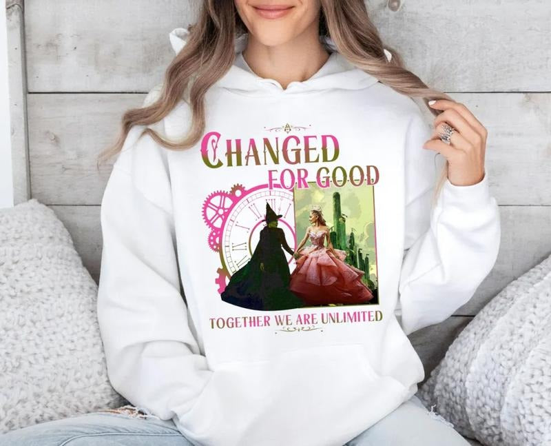 Wicked Changed For Good Sweatshirt, Wicked Defy Gravity Sweater, Wicked Tshirt, Wizard Of Oz Shirt Broomstick, Wizard Of Oz Hoodie, Unisex Sweater