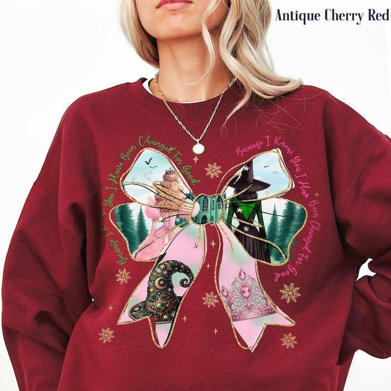 Wicked Elphaba Glinda Charms Shirt, Defy Gravity Broomstick Magic Wand Shirt, Wizard Movie Fan Shirt, Wicked Musical Fan Gift, Wizard of Oz Shirt