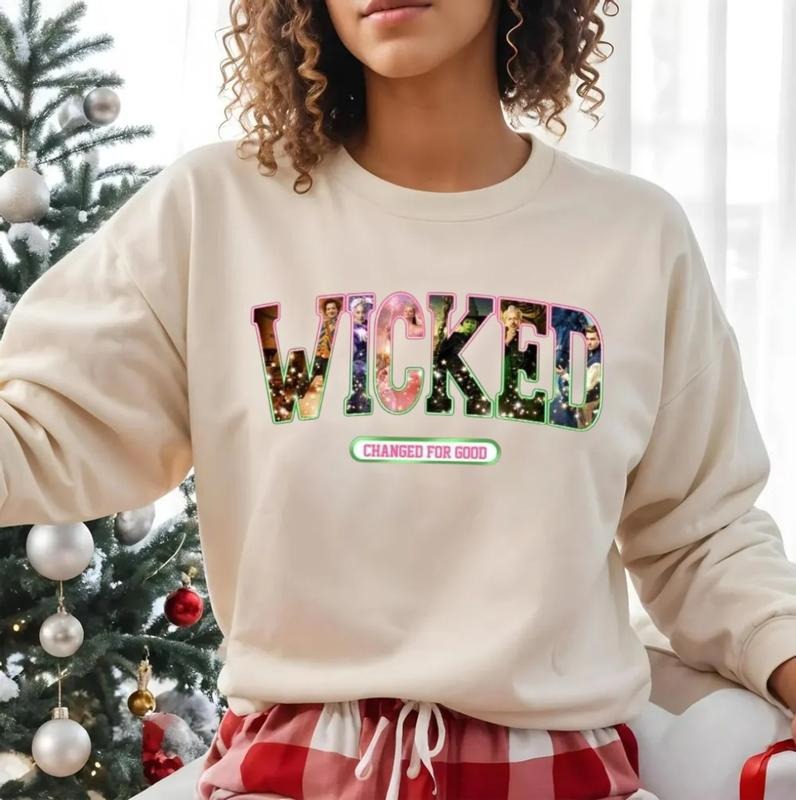 Wicked Movie Sweatshirt, Wicked Defy Gravity Shirt, Wicked Changed For Good Sweatshirt, Broomstick Wizard Of Oz Hoodie, Unisex Sweater Pullover Tee