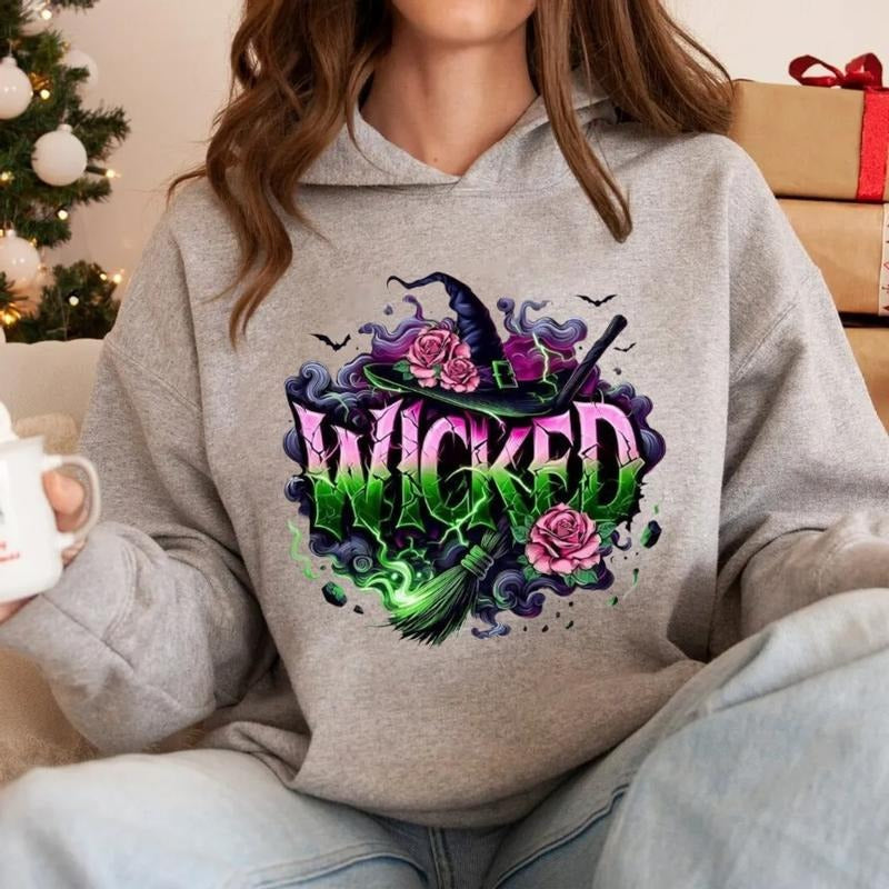 Wicked Shirt, Changed For Good Wizard Of Oz, Pink And Green Coquette Sweatshirt, Wicked Musical Design Witch Hoodie, Sweater