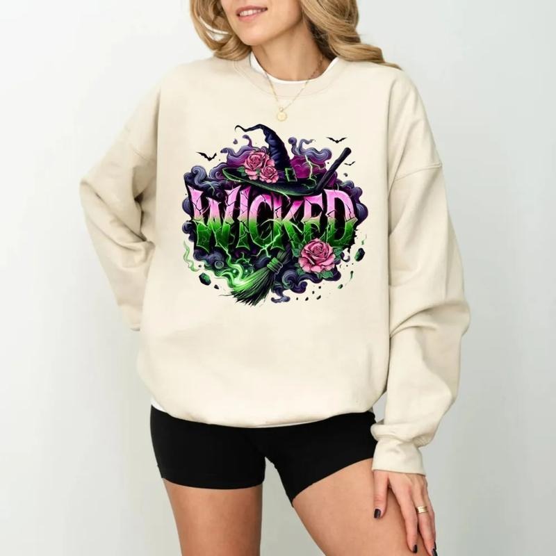 Wicked Shirt, Changed For Good Wizard Of Oz, Pink And Green Coquette Sweatshirt, Wicked Musical Design Witch Hoodie, Sweater