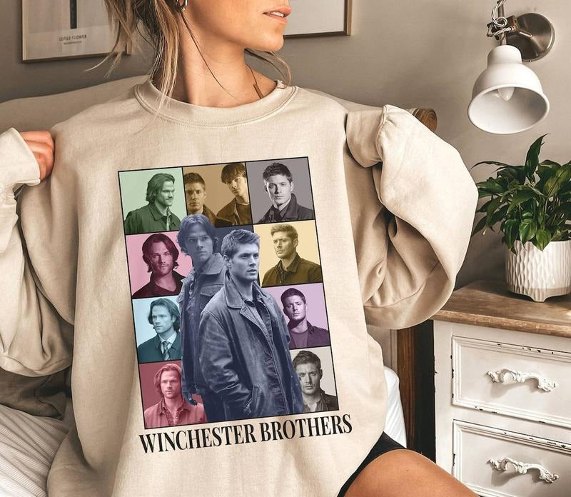 Winchester Brothers Eras Style Shirt | Supernatural Shirt | Dean Winchester Wean Winchester Shirt | Vintage Supernatural Shirt