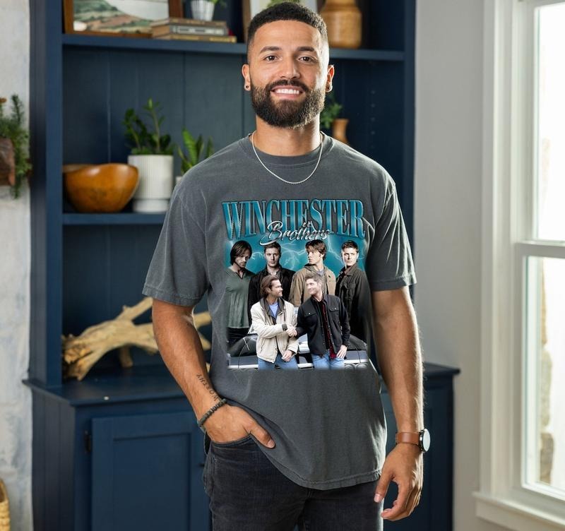 Winchester Brothers Retro T-Shirt, Winchester Brothers Tee, Winchester Brothers Hoodie, Winchester Sweater, Movie Sweater, Movie Sweatshirt