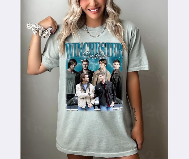 Winchester Brothers Retro T-Shirt, Winchester Brothers Tee, Winchester Brothers Hoodie, Winchester Sweater, Movie Sweater, Movie Sweatshirt