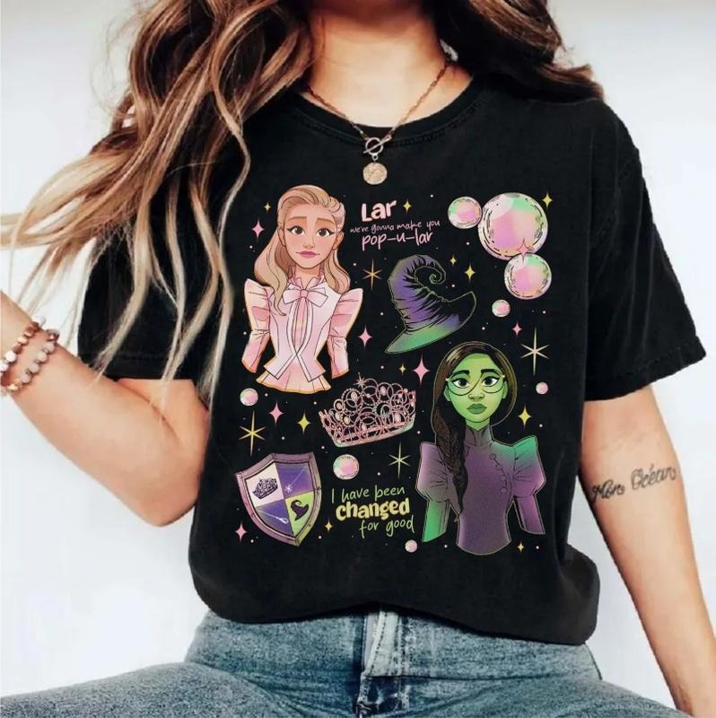 Wizard Movie Fan Sweatshirt, Wicked Change For Good Shirts 2 Sides, Popular Lar T Shirt, Wicked Musical Fan Gift Hoodie, Sweater Pullover Tee