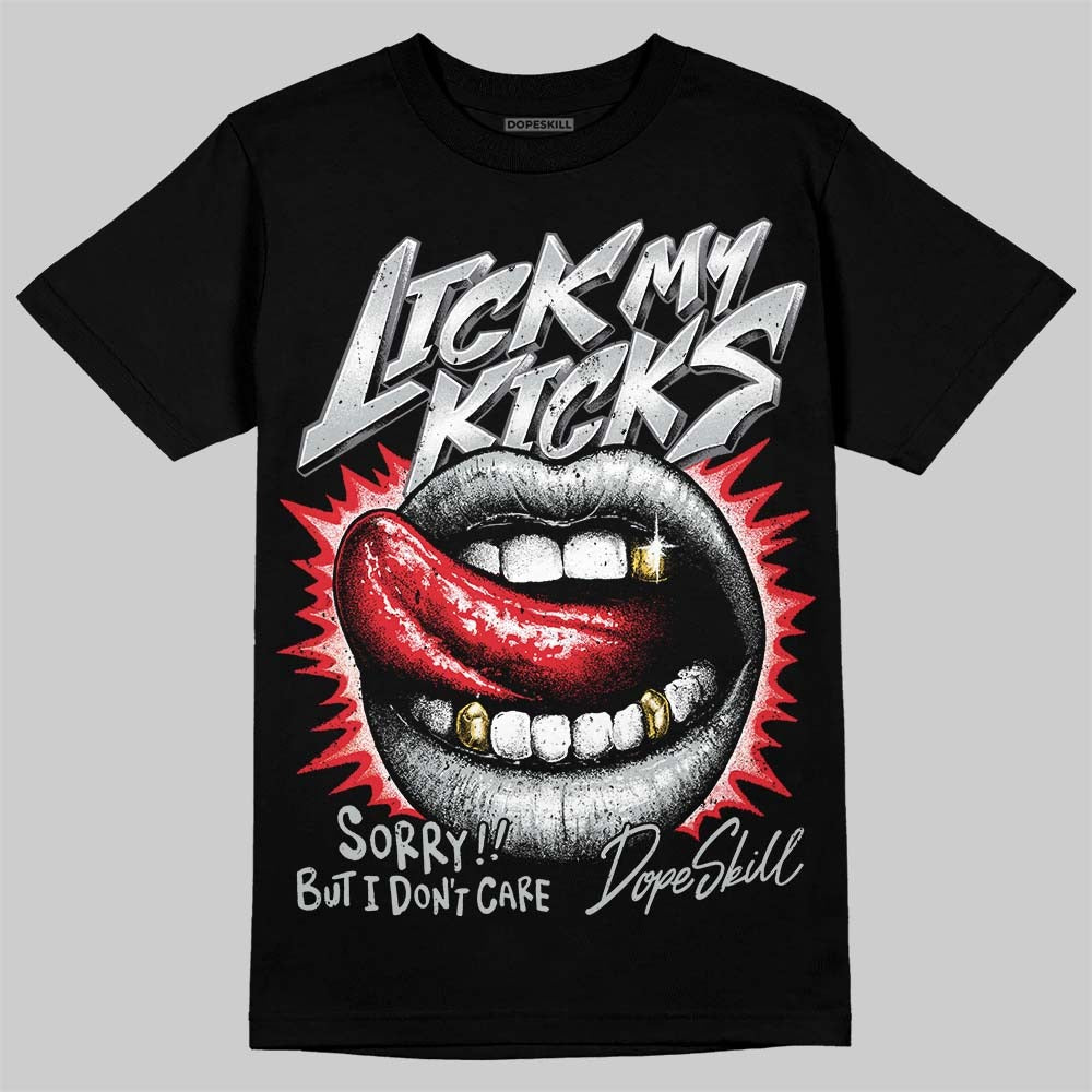 Wolf Grey 12s DopeSkill T-Shirt Lick My Kicks Graphic